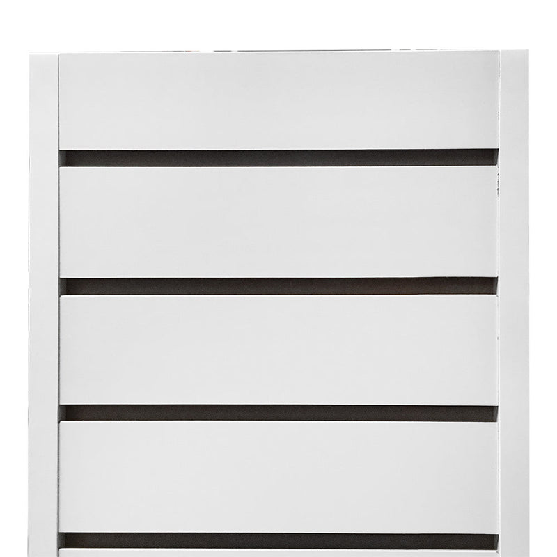 WHITE 12'' x 12'' x 54'' Revolving Slatwall Floor Display Rotating 4 Sided Retail Fixture