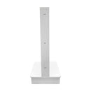 25x25x54 White 2-Way Sided Slatwall Merchandiser Displays Tower Floor Stand