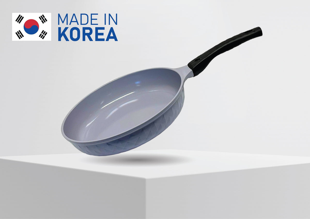 12" Ceramic Frying Pan Cookware Nonstick Ceramic Interior Exterior Cooking Pan