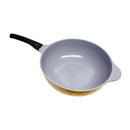 12.5" Ceramic Frying Pan Cookware Nonstick Ceramic Interior Exterior Cooking Pan