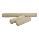 Style V6 Twin-XL Knife Edge Velvet Indoor Daybed Mattress Pillow Complete Set AD304