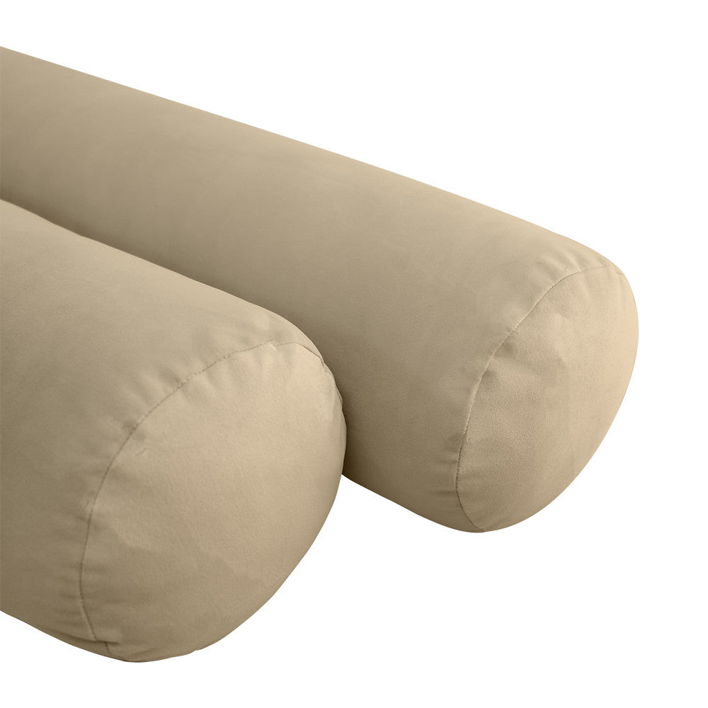 Style V6 Twin-XL Knife Edge Velvet Indoor Daybed Mattress Pillow Complete Set AD304