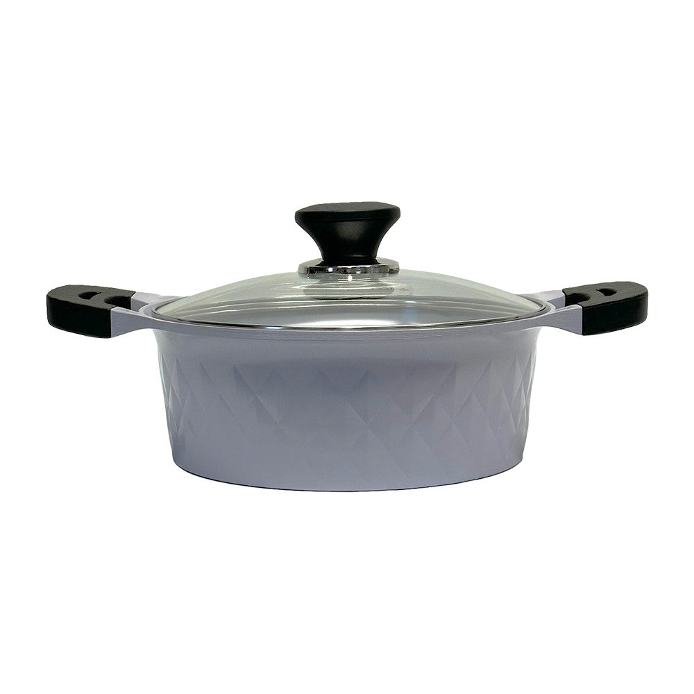 8'' Ceramic Sauce Pot 2.9 QT Nonstick Ceramic Interior Exterior Cooking Pot