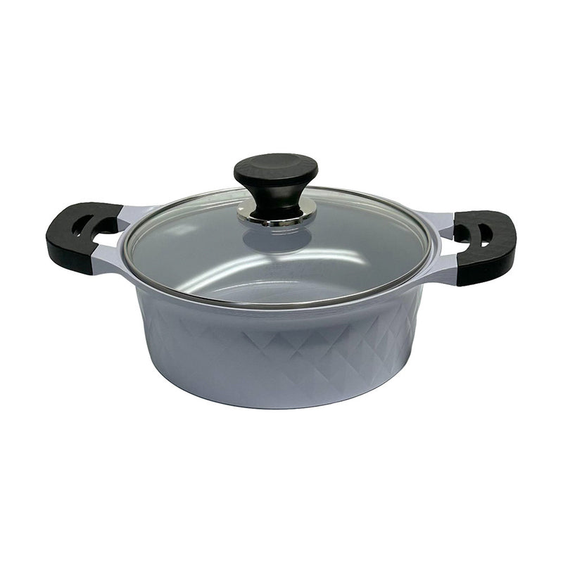 9-1/2'' Ceramic Sauce Pot 3.7 QT Nonstick Ceramic Interior Exterior Cooking Pot