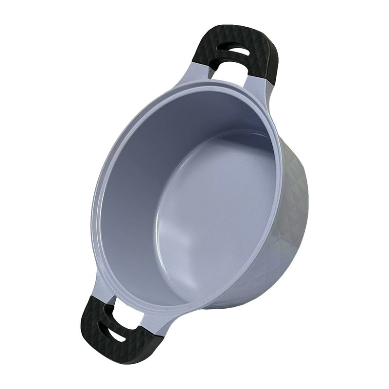 9-1/2'' Ceramic Sauce Pot 3.7 QT Nonstick Ceramic Interior Exterior Cooking Pot