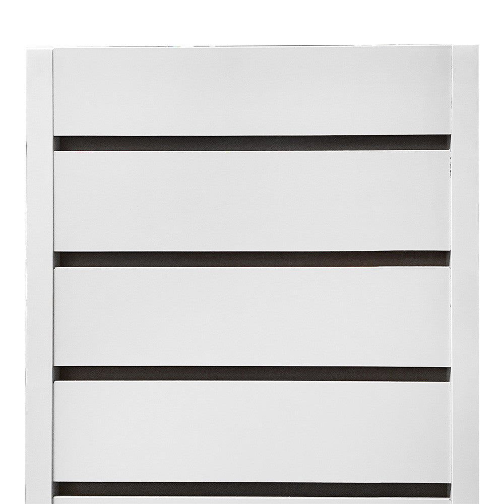 12"x 12"x54" Revolving Slatwall Floor Display Rotating 4 Sided Black Maple White