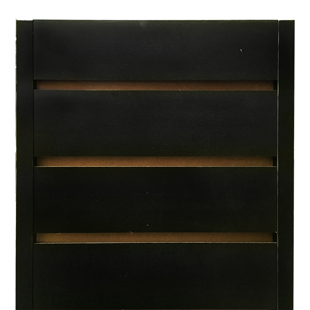 12"x 12"x54" Revolving Slatwall Floor Display Rotating 4 Sided Black Maple White
