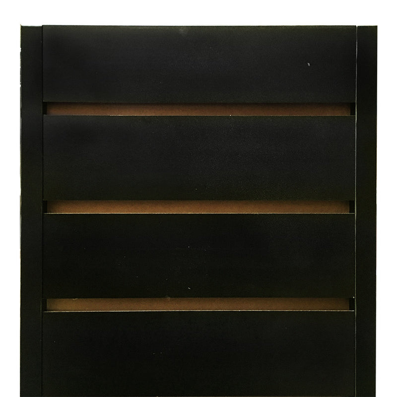 12"x 12"x54" Revolving Slatwall Floor Display Rotating 4 Sided Black Maple White