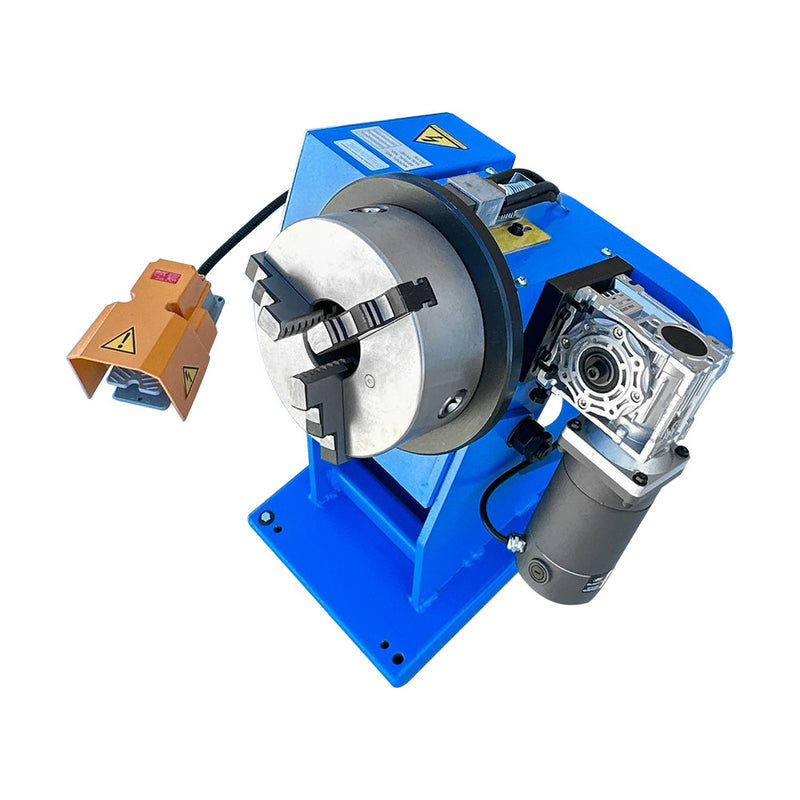 8" Hollow Chuck 120-250 LBS Welding Positioner Positioning Turn Rotary Table