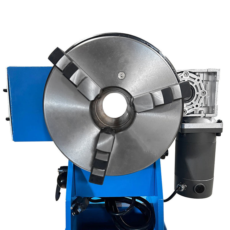 8" Hollow Chuck 120-250 LBS Welding Positioner Positioning Turn Rotary Table