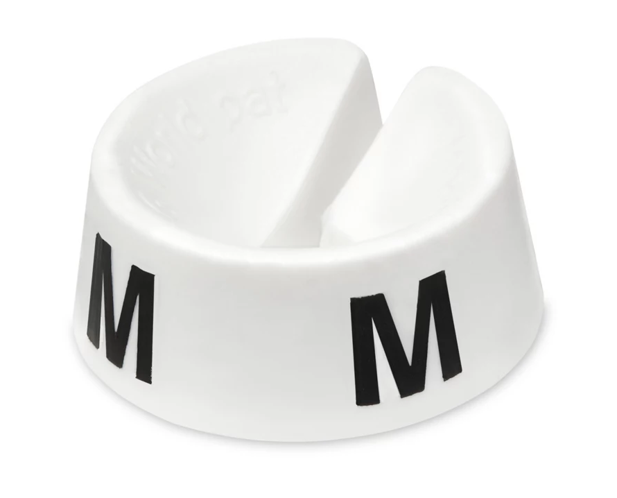 25 Pcs Medium Snap On Size Dividers Hanger Clothes Garment Marker Tag M Size