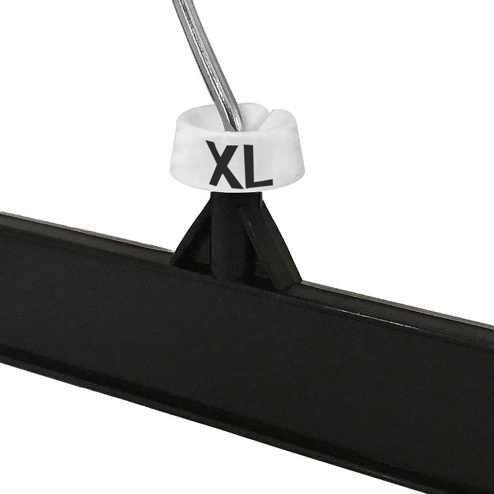25 Pc X-Large Snap On Size Dividers Hanger Clothes Garment Marker Tag XL Size