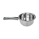 Stainless Steel Sauce Pan Stockpot with Tempered Glass Lid, Durable & Rust-Proof Kitchen Cookware