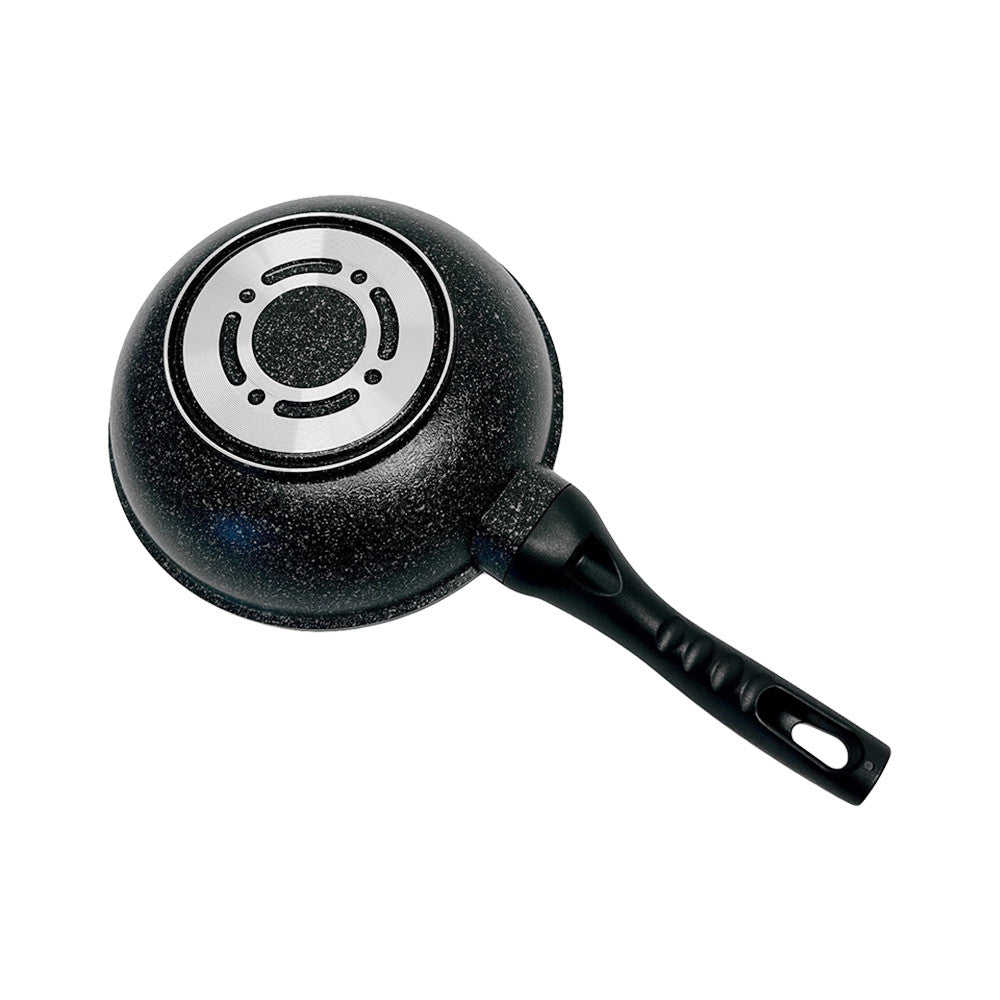 8" Marble Wok Non-Stick Cooking Frying Pan Pot 5 Layer Marble Wok Cookware