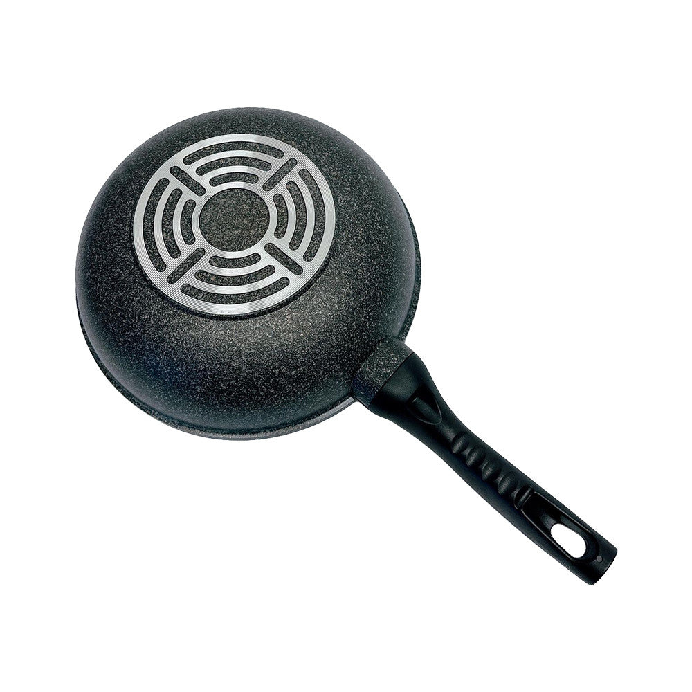 12" Marble Wok Non-Stick Cooking Frying Pan Pot 5 Layer Marble Wok Cookware