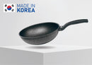 9-1/2" Marble Wok Non-Stick Cooking Frying Pan Pot 5 Layer Marble Wok Cookware