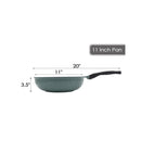 Ceramic Frying Pan Cookware Nonstick Ceramic Interior Exterior Cooking Pan