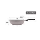 Ceramic Frying Pan Cookware Nonstick Ceramic Interior Exterior Cooking Pan