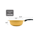 Ceramic Frying Pan Cookware Nonstick Ceramic Interior Exterior Cooking Pan