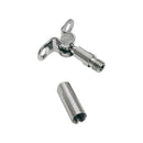 10 Pc Set Marine Stainless Steel Swageless Deck Toggle for 1/8" and 3/16" Cable, Wire Rope Railing Fitting for Deck, Stair