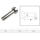 5 Pc Marine Boat Stainless Steel 5/8" Clevis Pin Round Pin Hitch Yacht Sailing