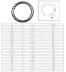 Marine Boat Stainless Steel Round Ring Link Connect Yacht