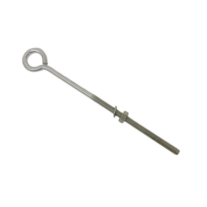 Marine Boat Stainless Steel T316 Turned Eye Bolt Nut and Washer _ Various Sizes
