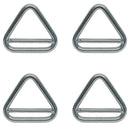 4 Pc Marine Stainless Steel 1/4" x 2" Triangle Ring Link Connect Yacht Sailing