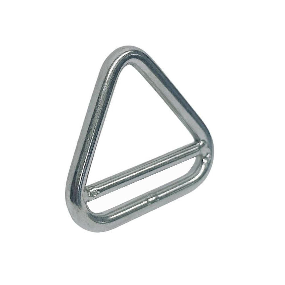 4 Pc Marine Stainless Steel 1/4" x 2" Triangle Ring Link Connect Yacht Sailing