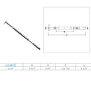 Marine Boat Stainless Steel Swageless & Drop Pin Turnbuckle For Cable Wire