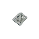 4 Pc Set Marine T316 Stainless Steel Square Eye Pad, Rigging Lift Rope Wire Deck Hardware for Boat, Dock, and Outdoor Use
