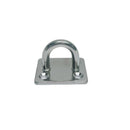 4 Pc Set Marine T316 Stainless Steel Square Eye Pad, Rigging Lift Rope Wire Deck Hardware for Boat, Dock, and Outdoor Use