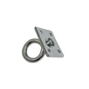 4 Pc Set Marine T316 Stainless Steel Square Swivel Pad Eye, Rigging Lift Rope Anchor Plate for Deck, Dock, Chain