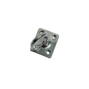 4 Pc Set Marine T316 Stainless Steel Square Swivel Pad Eye, Rigging Lift Rope Anchor Plate for Deck, Dock, Chain