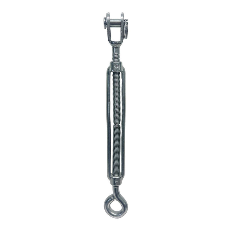 Marine Boat Stainless Steel 3/8" x 4-7/8" Jaw Eye Turnbuckle 1260 Lbs WLL