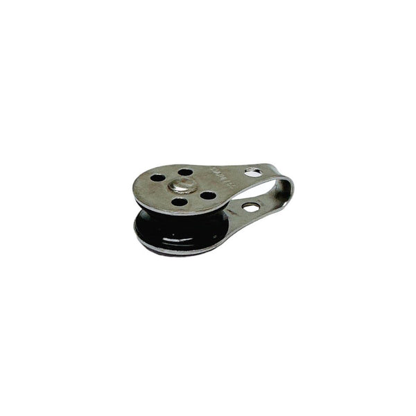 Marine Boat T304 Stainless Steel 1/4" Pulley Block Wire Rope Hoist Lift Puller