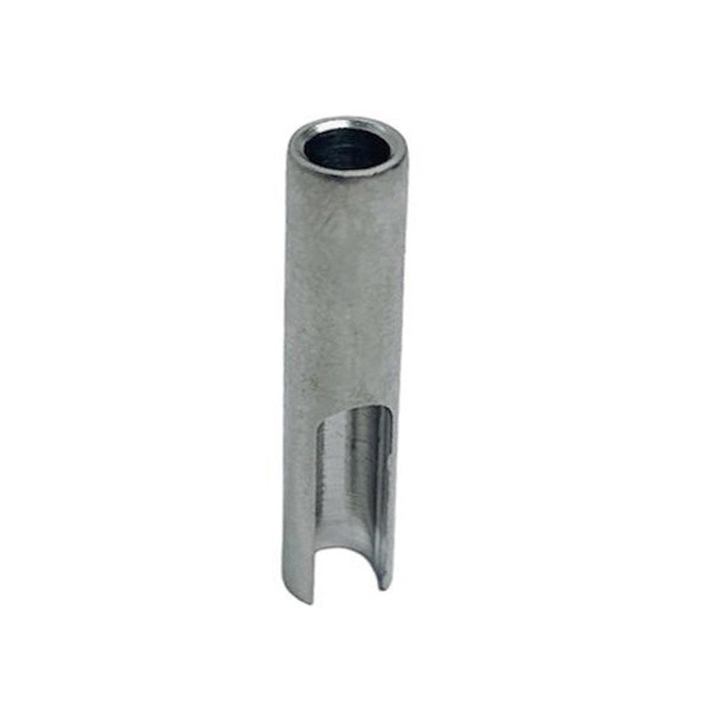 4 pc Set Marine T316 Stainless Steel T Anchor Fitting for 1/8" 3/16" Cable, Hand Swage Wire Rope Terminal for Deck, Dock, Railing