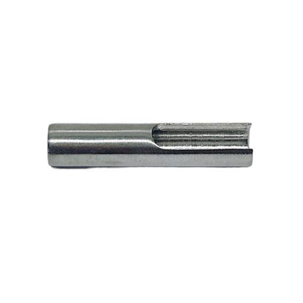 4 pc Set Marine T316 Stainless Steel T Anchor Fitting for 1/8" 3/16" Cable, Hand Swage Wire Rope Terminal for Deck, Dock, Railing