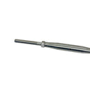4 Pc Set Marine Stainless Steel Thread Fork and Swage Stud Turnbuckle for Cable Wire, Wire Rope Railing Tensioner