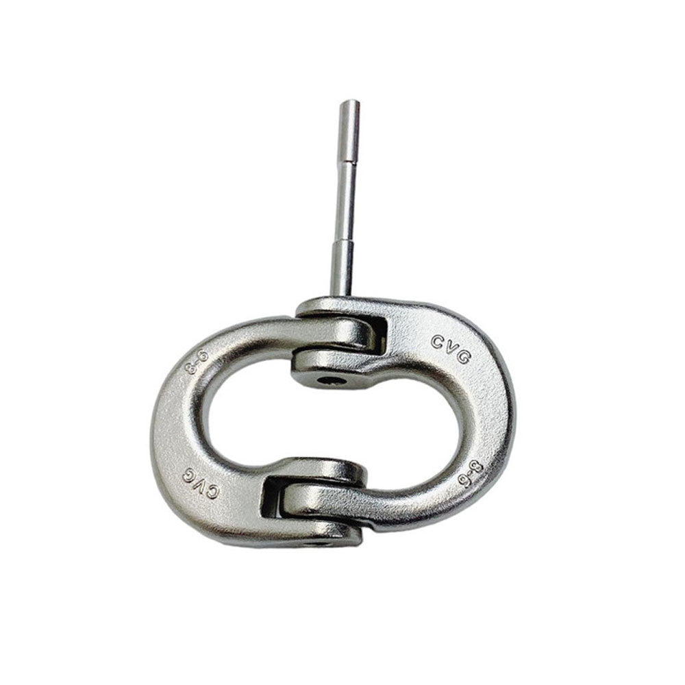 4 Pc Set Stainless Steel T318LN G60 Hammerlock Link, Chain Connecting Link Coupling Link for Lifting, Rigging, Towing