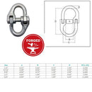 Stainless Steel T316 Hammerlock Link Chain Connecting Link Coupling Link