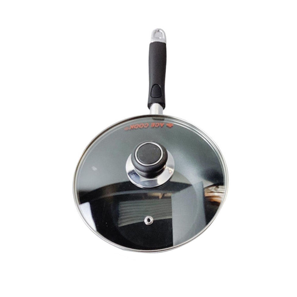 9-1/2" (24CM) Non-Stick Coating Wok Frying Pan With Lid Cooking Pot Cookware