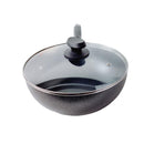 10" (26CM) Non-Stick Coating Wok Frying Pan With Lid Cooking Pot Cookware