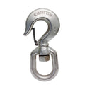 Marine Boat Stainless Steel T316 7/8" Drop Forged Swivel Eye Hook 2,500 LBS WLL