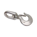 Marine Boat Stainless Steel T316 7/8" Drop Forged Swivel Eye Hook 2,500 LBS WLL