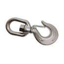 Marine Boat Stainless Steel T316 7/8" Drop Forged Swivel Eye Hook 2,500 LBS WLL