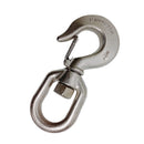 4 Pc Marine Boat Stainless Steel 7/8" Drop Forged Swivel Eye Hook 2,500 LBS WLL