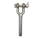 4 Pc Set Marine T316 Stainless Steel Drop Forged Swage Jaw Open Socket, Wire Rope Cable Rigging Fitting for Boat, Dock, and Deck Use