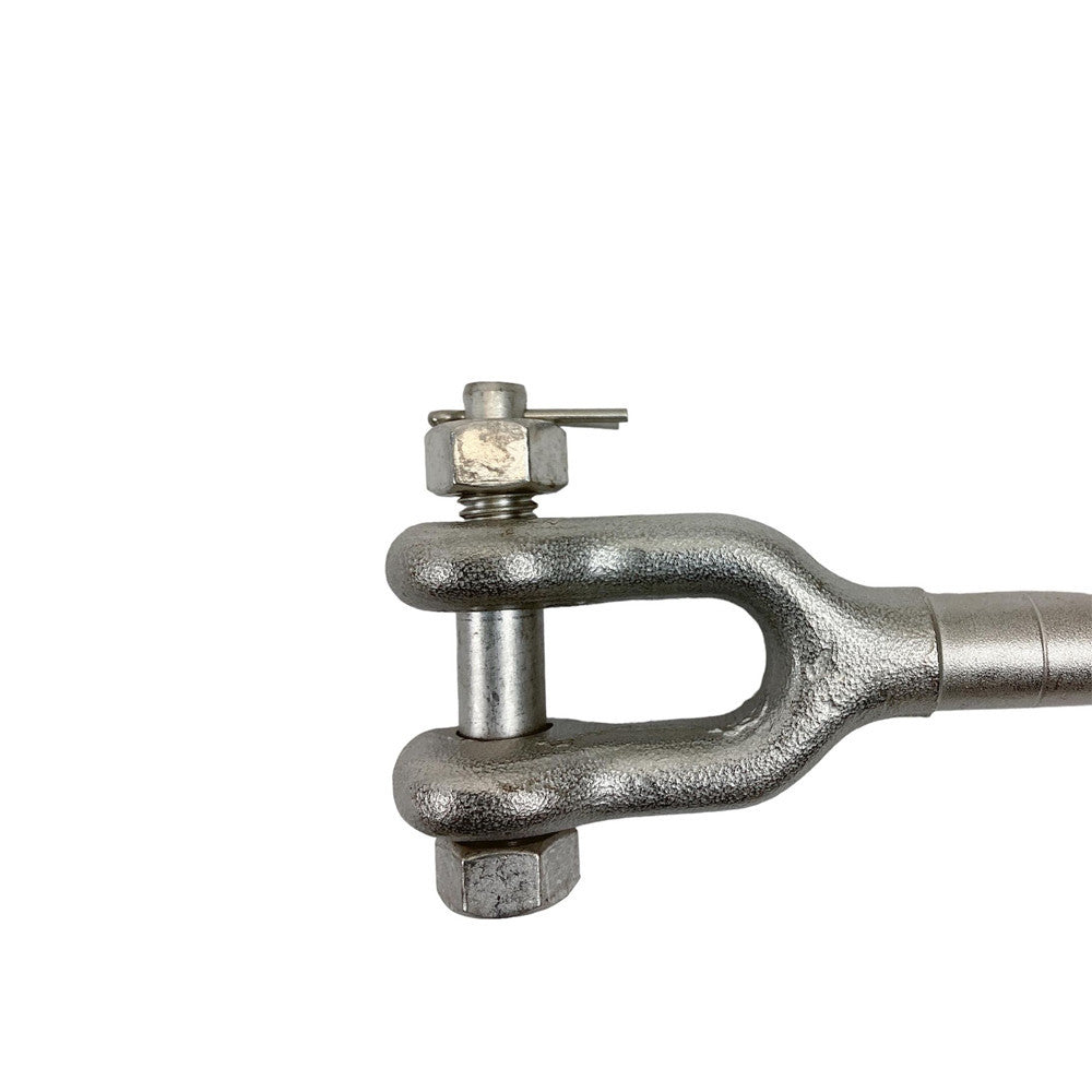 4 Pc Set Marine T316 Stainless Steel Drop Forged Swage Jaw Open Socket, Wire Rope Cable Rigging Fitting for Boat, Dock, and Deck Use