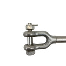 4 Pc Set Marine T316 Stainless Steel Drop Forged Swage Jaw Open Socket, Wire Rope Cable Rigging Fitting for Boat, Dock, and Deck Use
